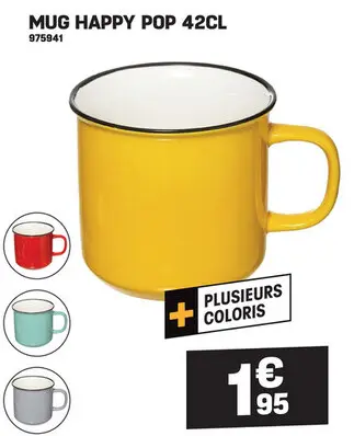 Offre: Mug happy pop