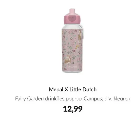 Aanbieding: Fairy Garden drinkfles pop-up Campus