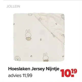 Aanbieding: Hoeslaken Jersey Nijntje