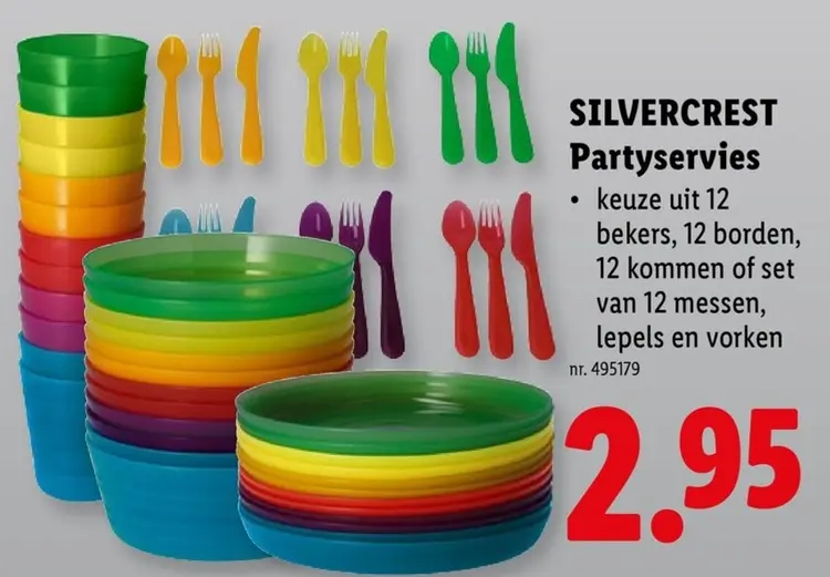 Promotie: Partyservies