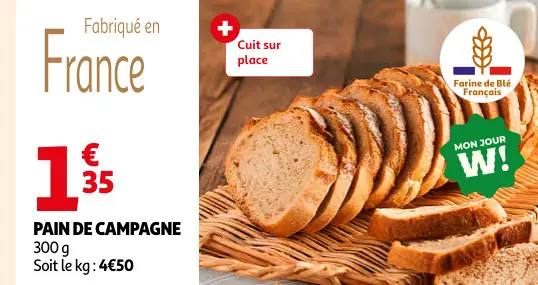 Promotie: Pain de campagne