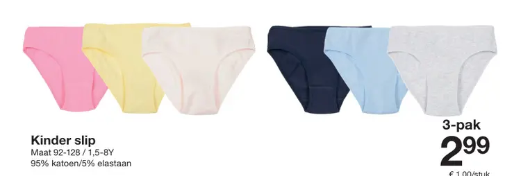 Aanbieding: Kinder slip