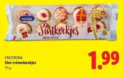 Aanbieding: Sint crèmekoekjes