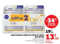 Offre: SOIN VISAGE JOUR OU JOUR ET NUIT Q10