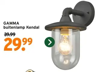 Aanbieding: GAMMA buitenlamp Kendal
