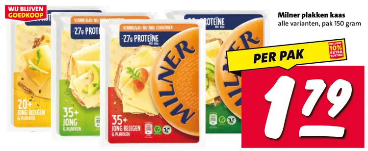 Aanbieding: Plakken kaas