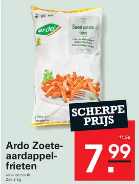 Aanbieding: Ardo Zoete-aardappel-frieten