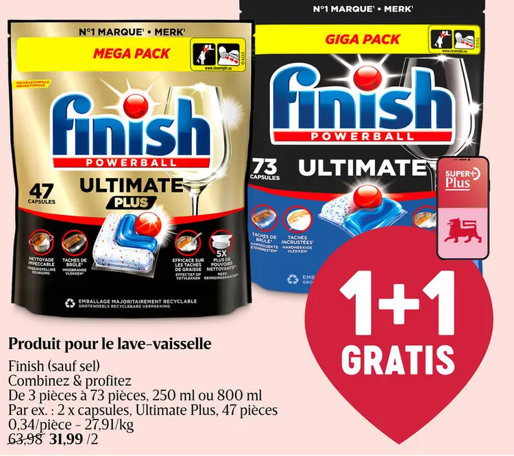 Offre: Finish Ultimate Plus