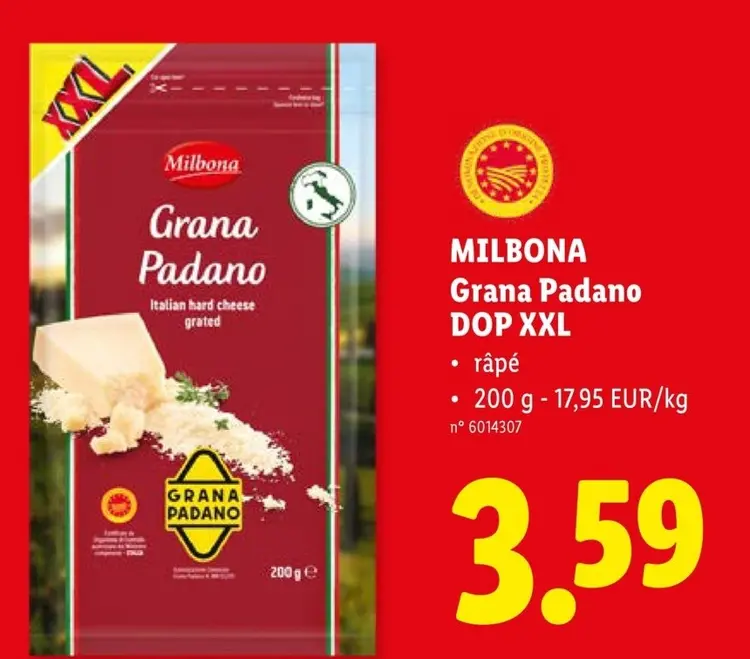 Offre: Grana Padano DOP XXL