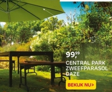 Aanbieding: CENTRAL PARK ZWEEFPARASOL DAZE