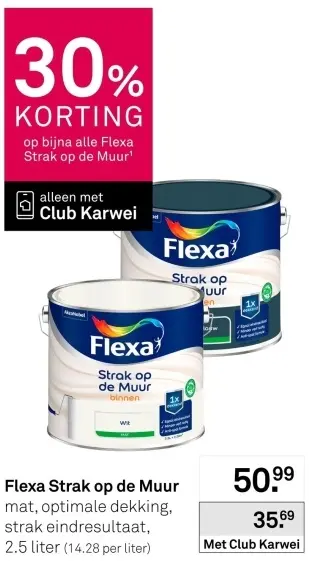 Aanbieding: Strak op de Muur