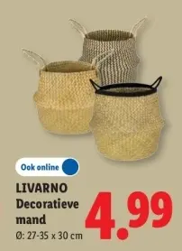 Aanbieding: Decoratieve mand