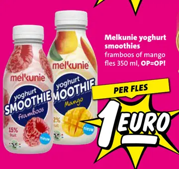 Aanbieding: Melkunie yoghurt smoothies