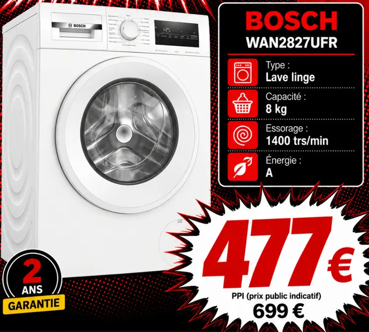 Promotie: Lave linge