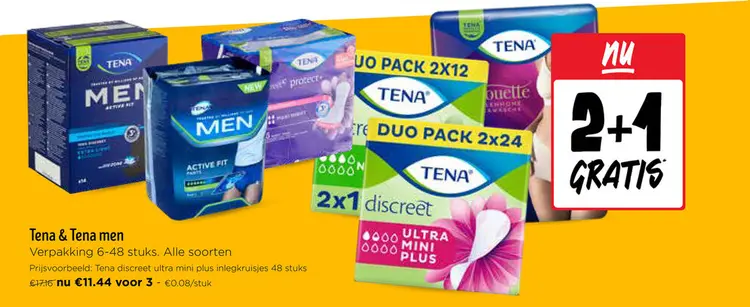 Promotie: Tena & Tena men