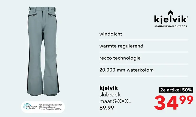 Aanbieding: Kjelvik dames skibroek 20000 mm waterkolom