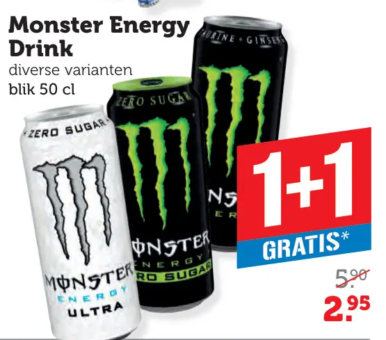 Aanbieding: Monster Energy Drink