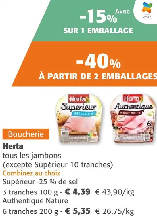 Offre: Tous les jambons