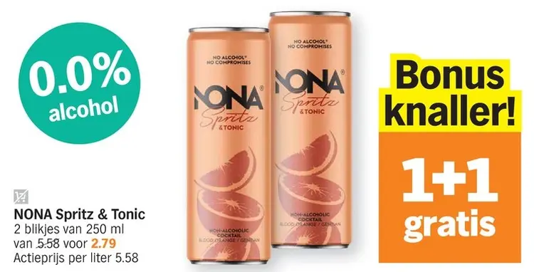 Promotie: Spritz & Tonic