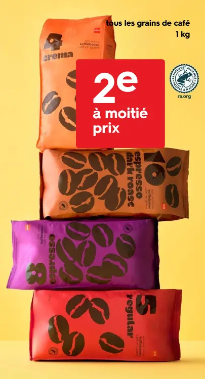 Offre: grains de café