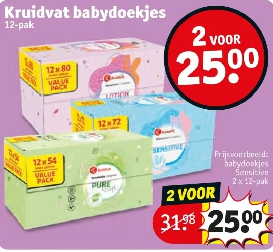 Aanbieding: Babydoekjes