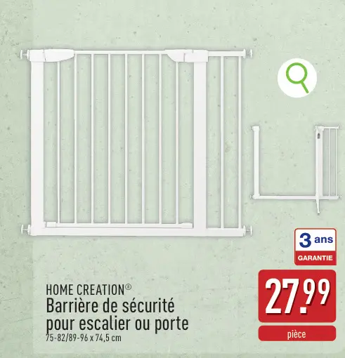 Offre: Barrière de sécurité pour escalier ou porte