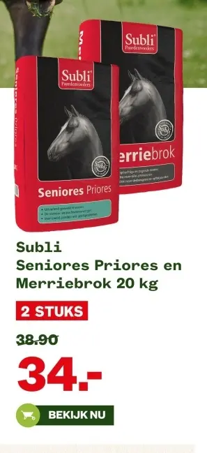 Aanbieding: Seniores Priores en Merriebrok