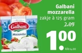 Aanbieding: Galbani mozzarella