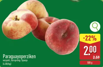 Aanbieding: Paraguayoperziken