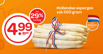 Aanbieding: Hollandse asperges zak