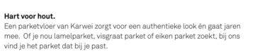 Aanbieding: lamelparket