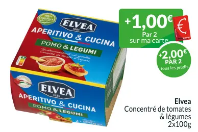 Offre: Concentré de tomates & légumes