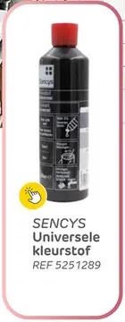 Aanbieding: Sencys universele kleurstof zwart 250ml