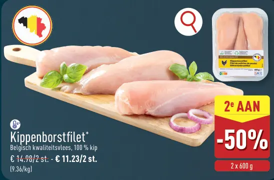 Promotie: Kippenborstfilet