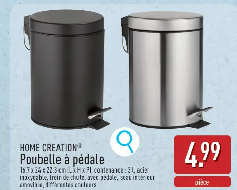 Offre: Poubelle à pédale