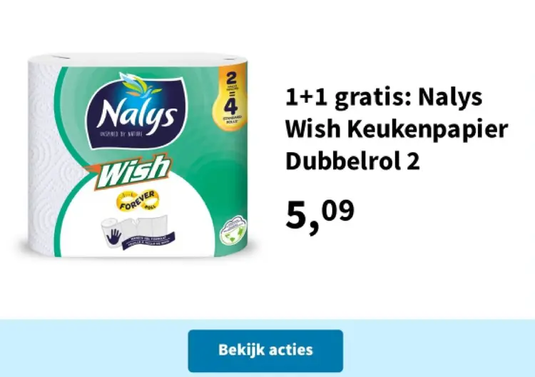 Promotie: Keukenpapier Dubbelrol 2