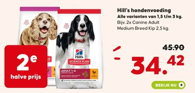 Aanbieding: hondenvoeding