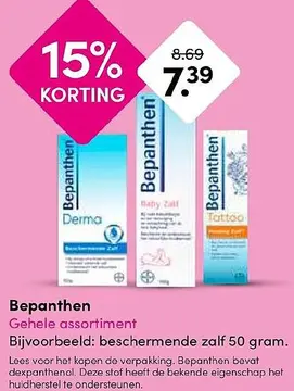 Aanbieding: Bepanthen Gehele assortiment