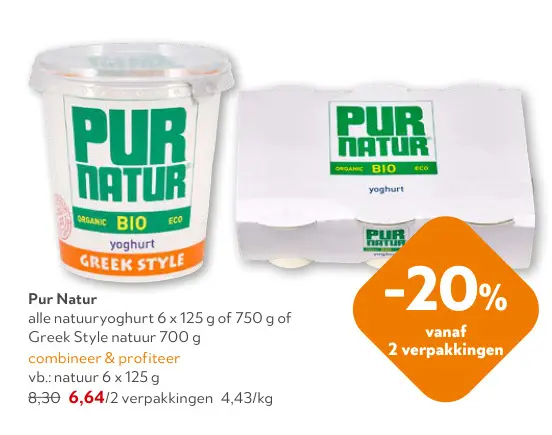 Promotie: natuuryoghurt
