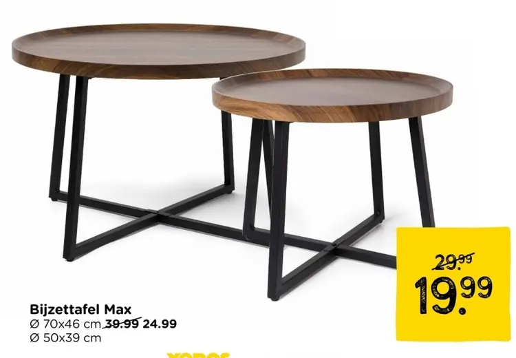 Aanbieding: Bijzettafel Max