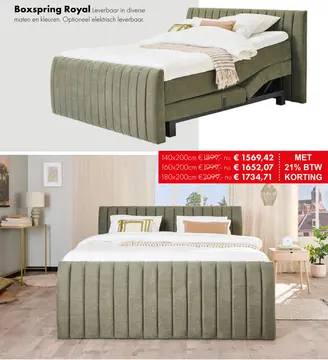 Aanbieding: Royal boxspring