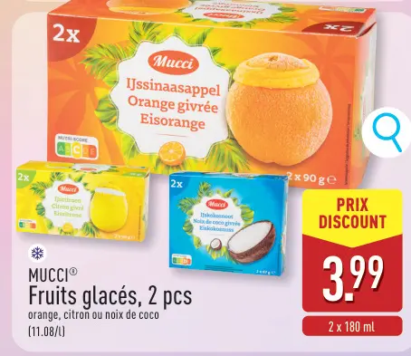 Offre: Fruits glacés