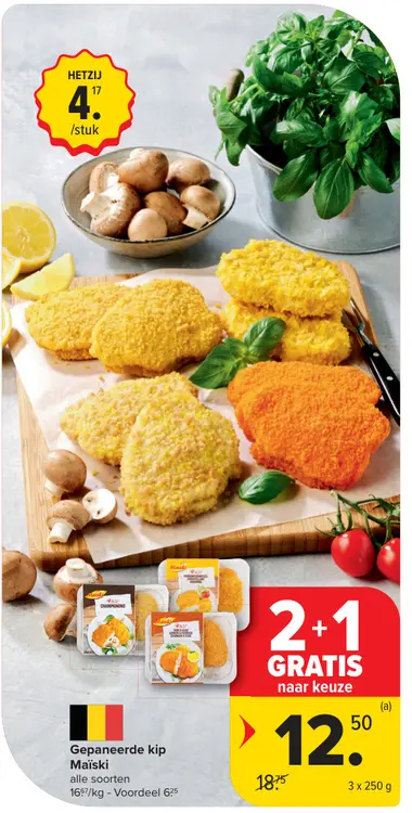 Promotie: Gepaneerde kip