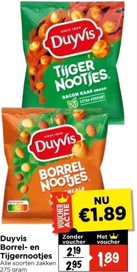 Duyvis Borrel- en Tijgernootjes