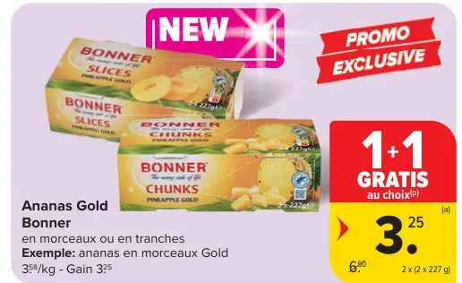 Offre: Ananas Gold