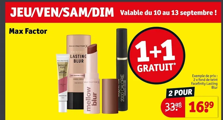Offre: Max Factor
