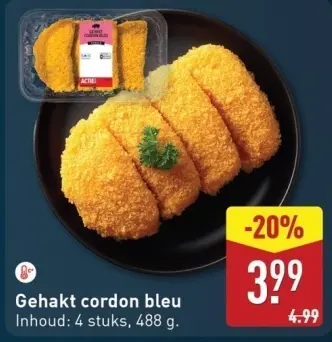 Aanbieding: Gehakt cordon bleu