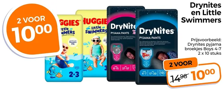 Aanbieding: Pyjama pants en Little Swimmers