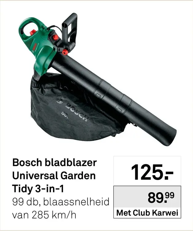 Aanbieding: Bladblazer Universal Garden Tidy 3-in-1