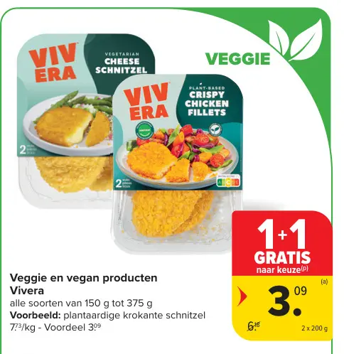 Promotie: Veggie en vegan producten